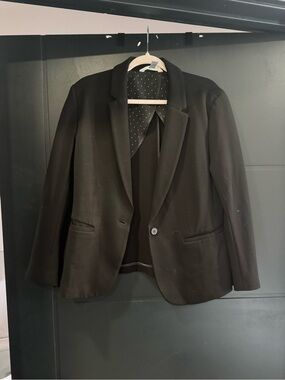 Old Navy Black Women's Tailored Single-Button Blazer